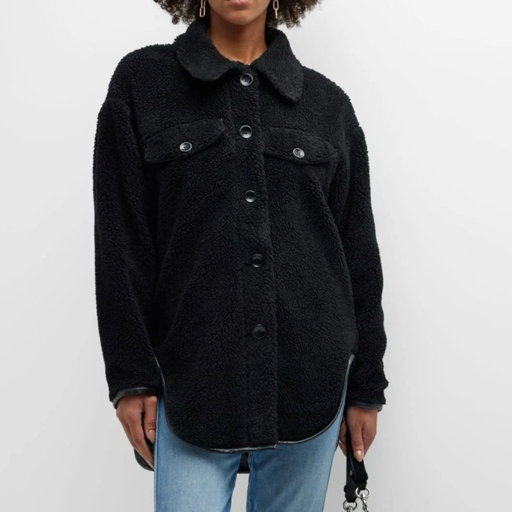 Citizens of Humanity Black Oversized Sherpa Jacket NWT